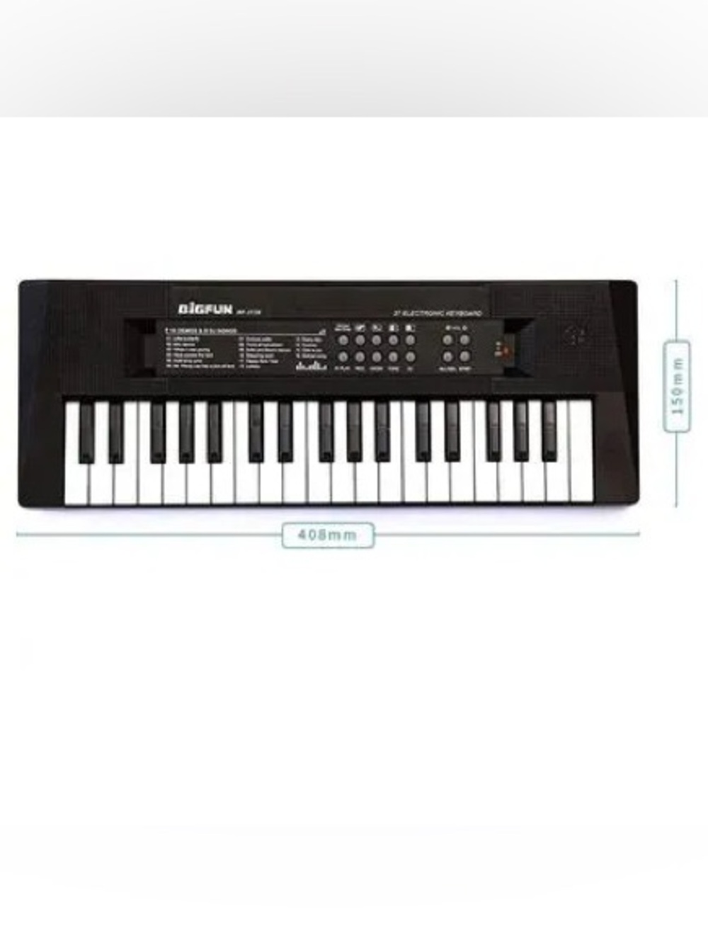 37-Key Electronic Keyboard - Black - Picture 6 of 17